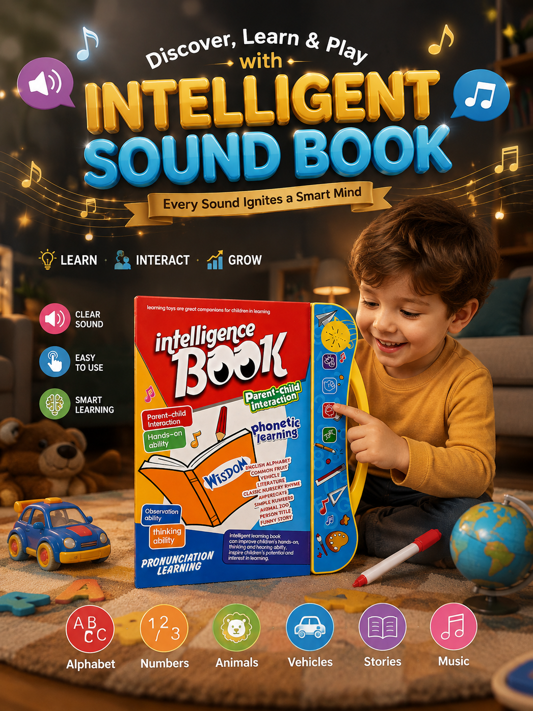 INTELLIGENT SOUND BOOK - THE FUTURE OF KIDS LEARNING