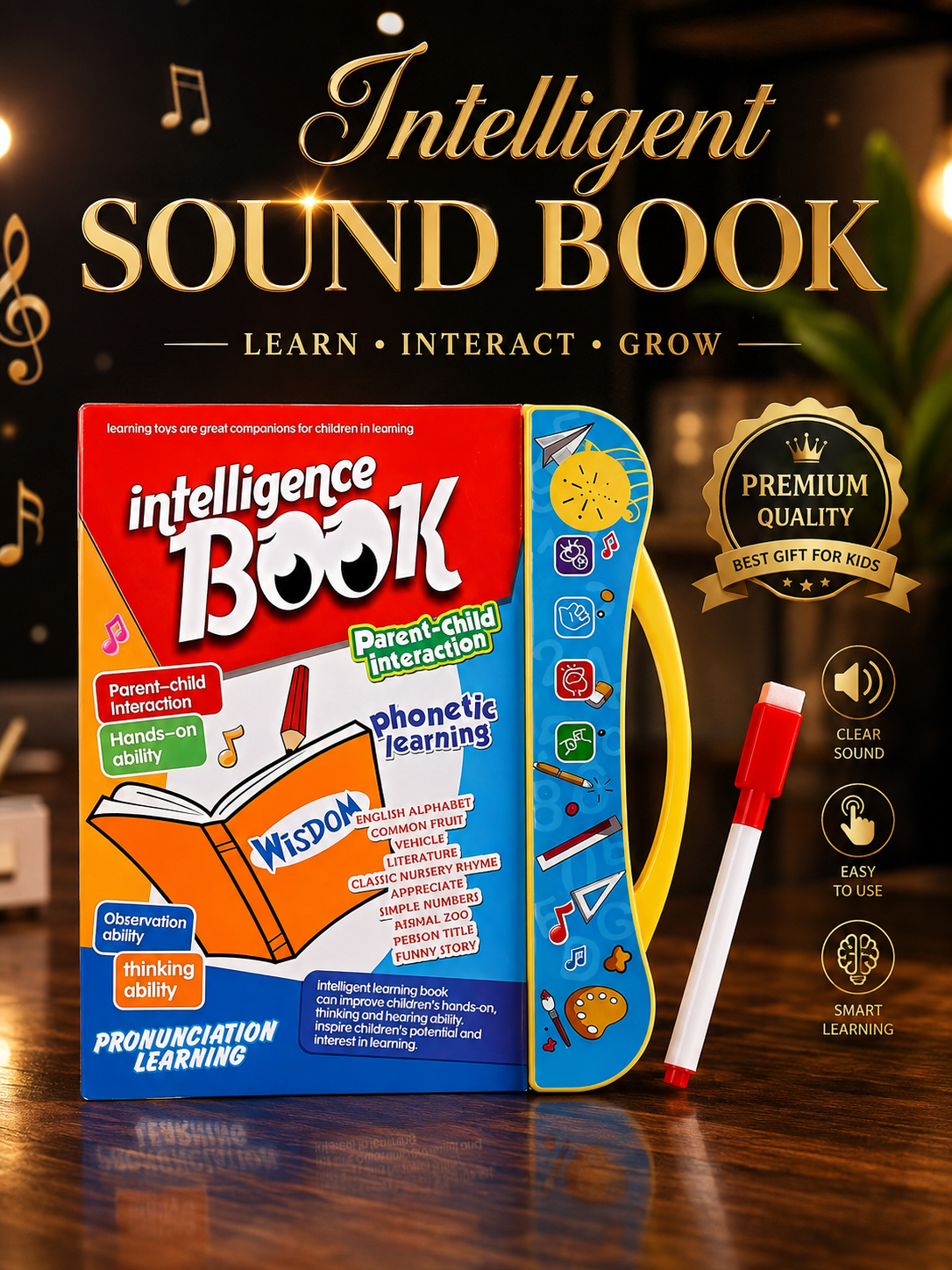 INTELLIGENT SOUND BOOK - THE FUTURE OF KIDS LEARNING